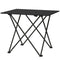 Outsunny Folding Camping Table, Outdoor Portable Picnic Table with Carry Bag, Foldable Table for Camping, Picnic, Hiking, Black