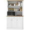 Kitchen Pantry Buffet Server Hutch Storage Sideboard Bookcase with Drawers & Cabinets for Living Room Cabinet Console
