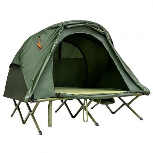 2-Person Outdoor Camping Tent with External Cover-Green - Free Shipping 