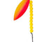 Double Hook Willow Leaf Spinner – Pink Wave Blade Lure