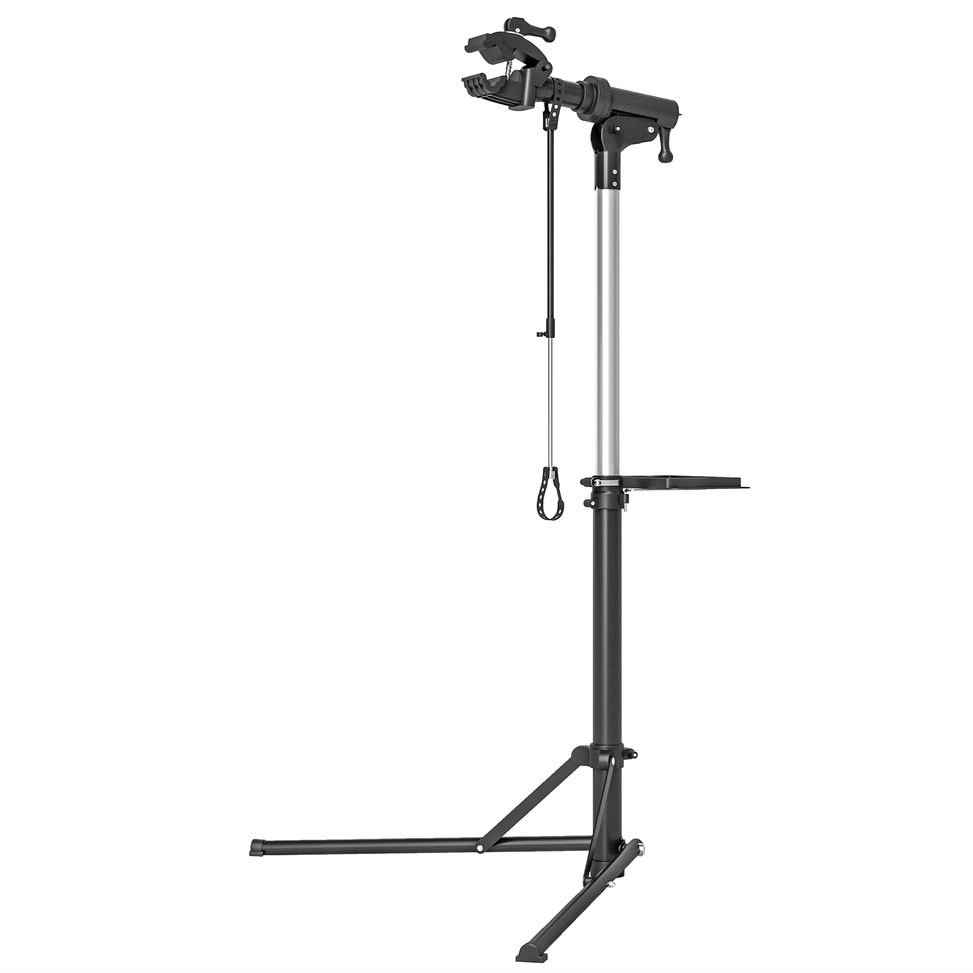 HOMCOM Bicycle Repair Stand (Max 88 lbs), Bike Fixing Stand, Height Adjustable, Foldable and 360° Rotatable for Road Bike, Mountain Bike, E-Bike 