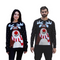 Couple Nosy Reindeer Christmas Sweater Festive Knit Cozy Holiday Jumper Traditional Christmas Winter Wear