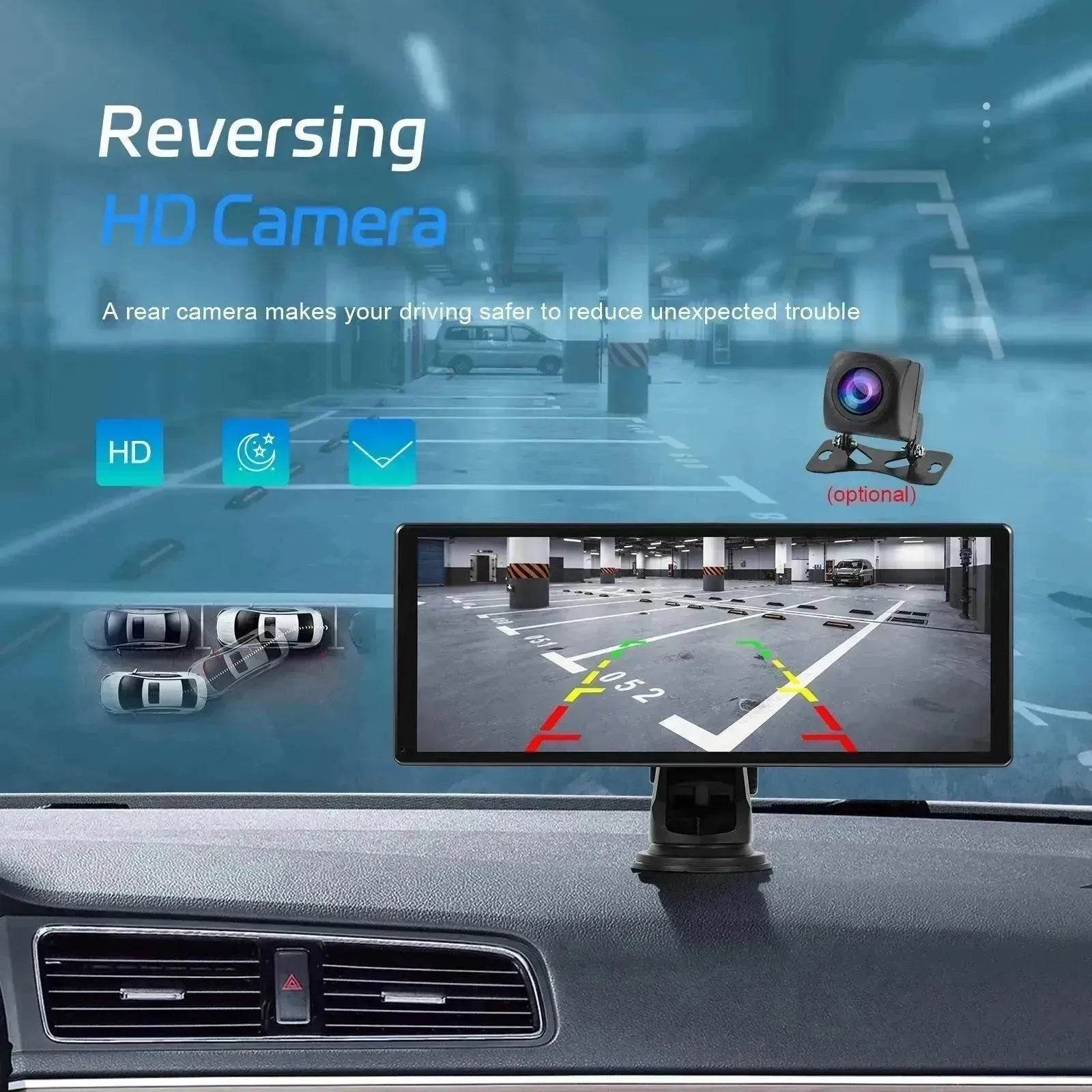 11.3" Smart HD Touchscreen Car Display, Android 13 Wireless CarPlay & Android Auto, Bluetooth, FM Transmitter, Reverse Camera Support 