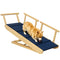 Adjustable Dog Stairs Foldable Dog Steps with Non-slip Mat for Small to Large Dogs for High Bed Sofa Couch