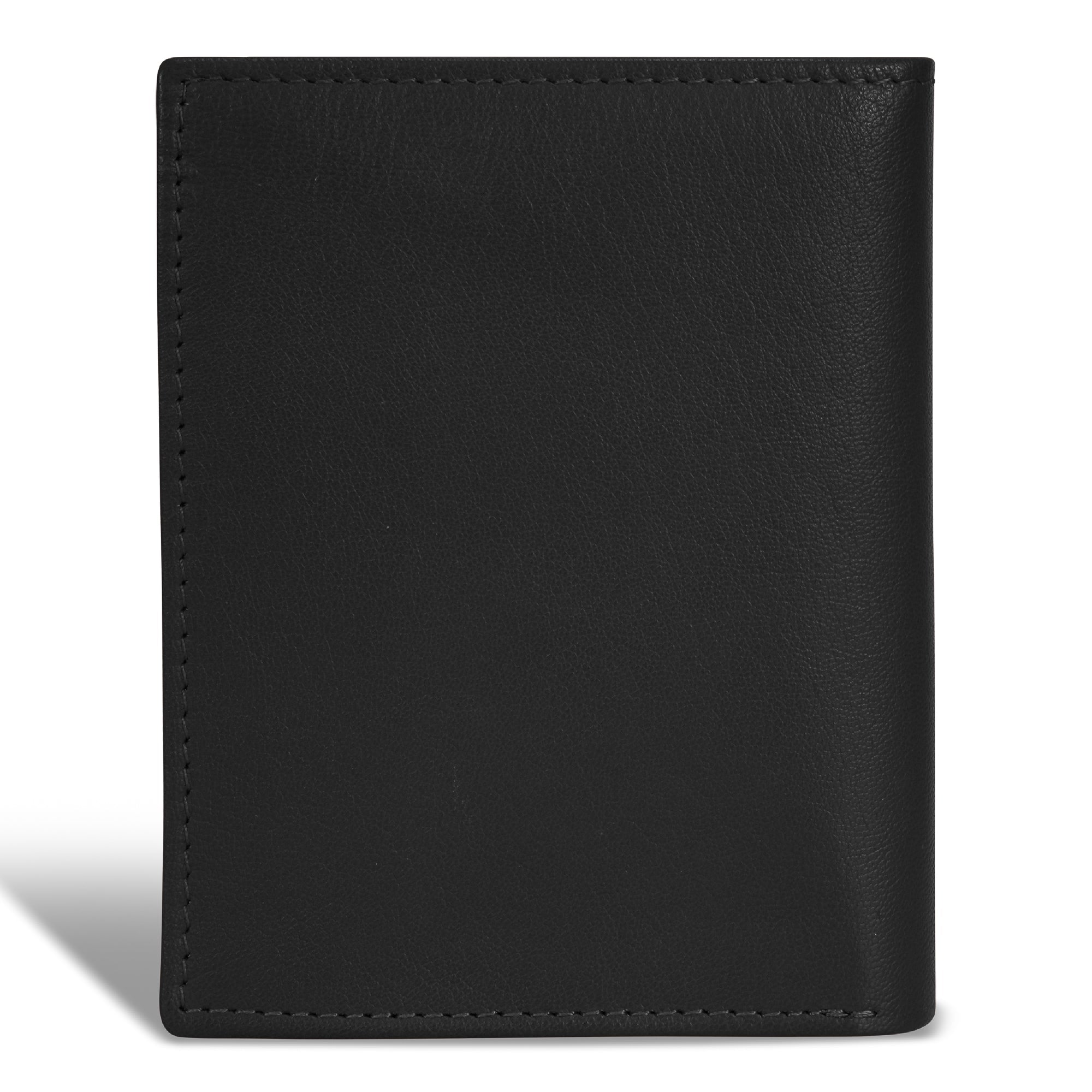 Onyx / Leather Vertical Wallet 
