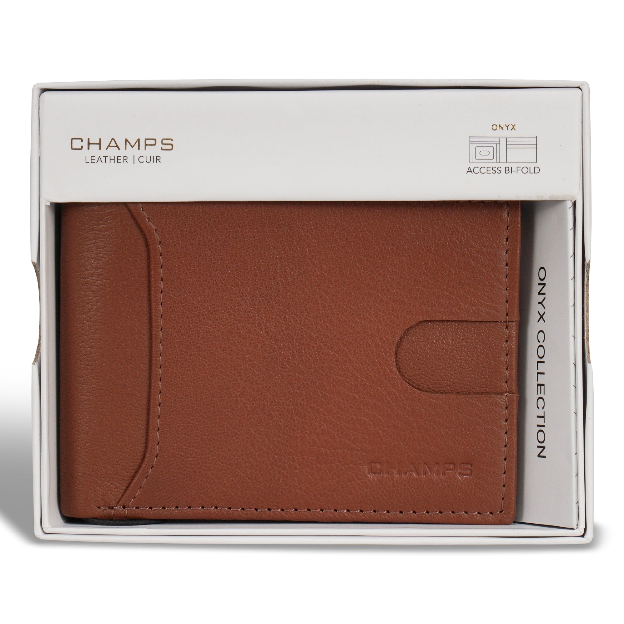 Onyx / Leather Access Bi-Fold Wallet 