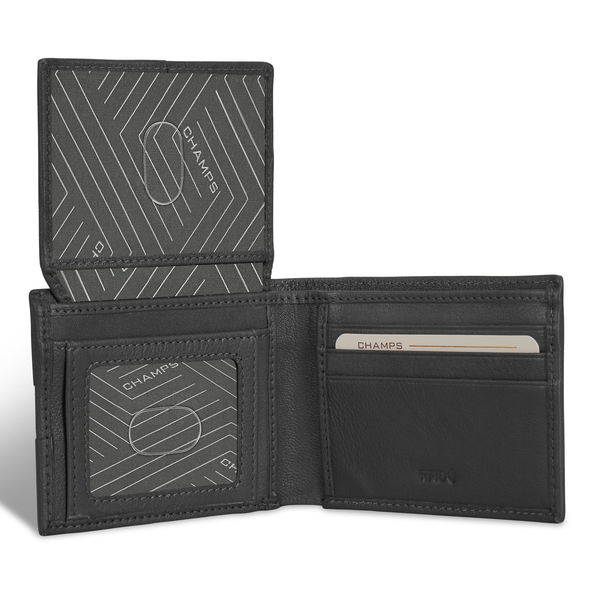 Onyx / Leather Access Top Wing Wallet 