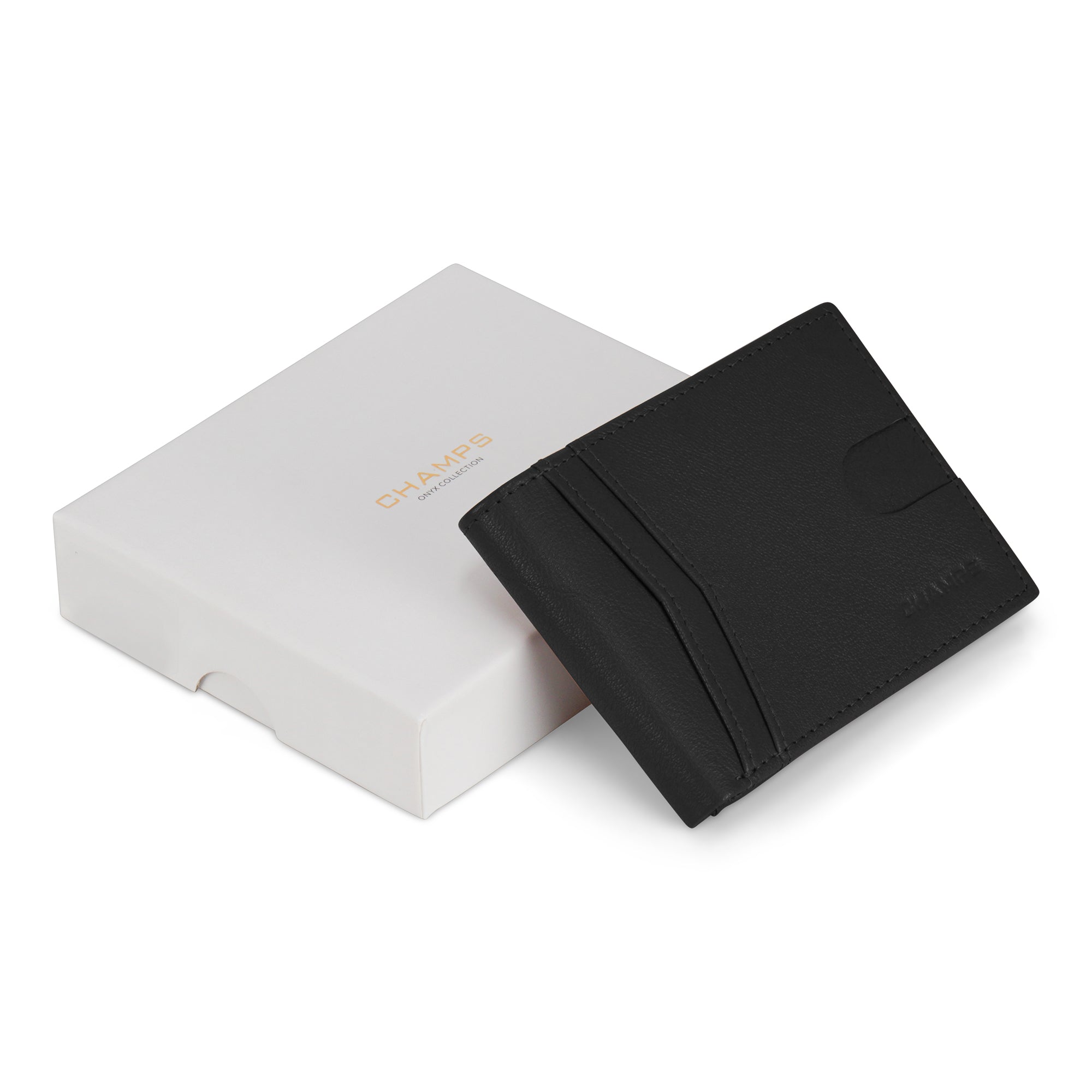 Onyx / Leather Access Center Wing Wallet 