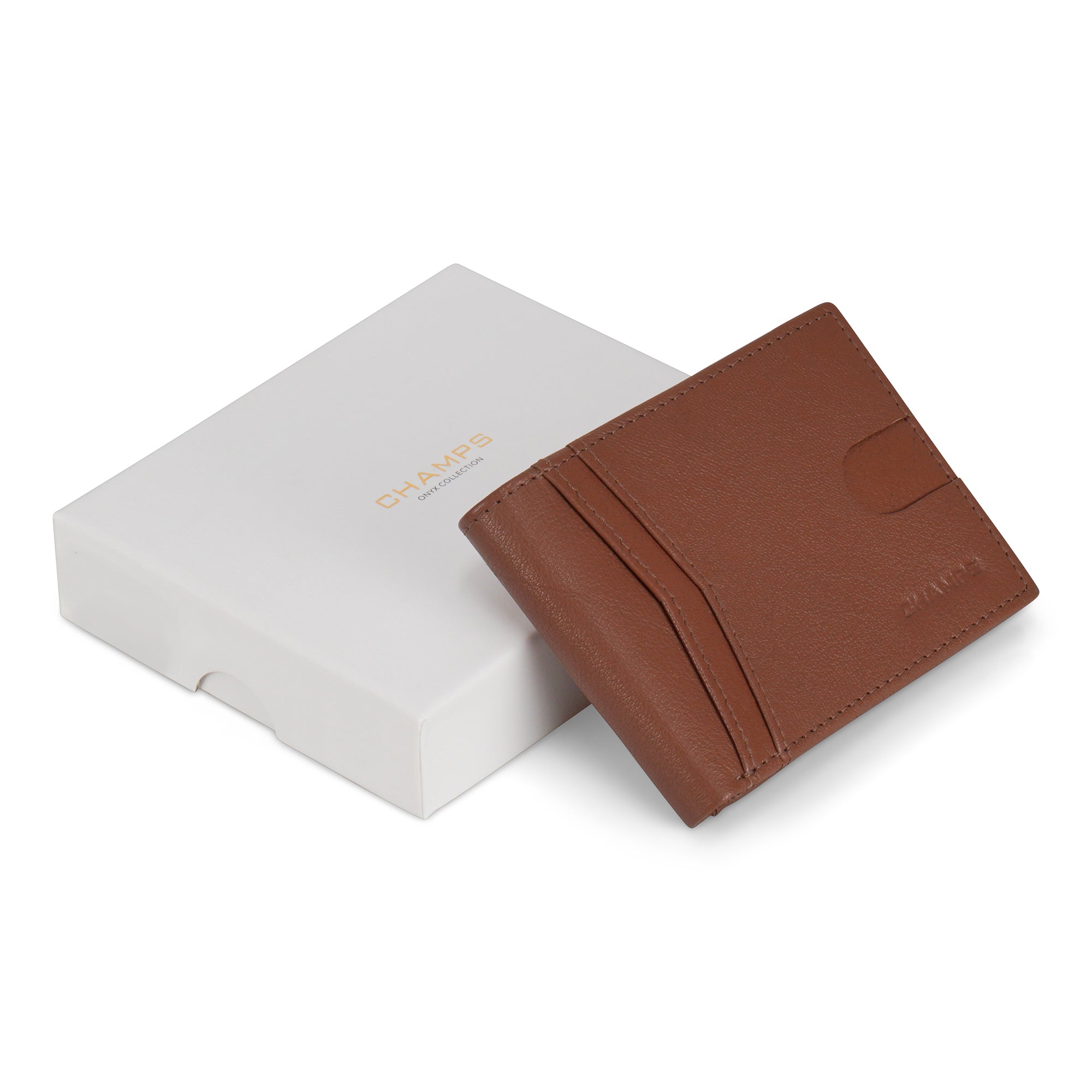 Onyx / Leather Access Center Wing Wallet 