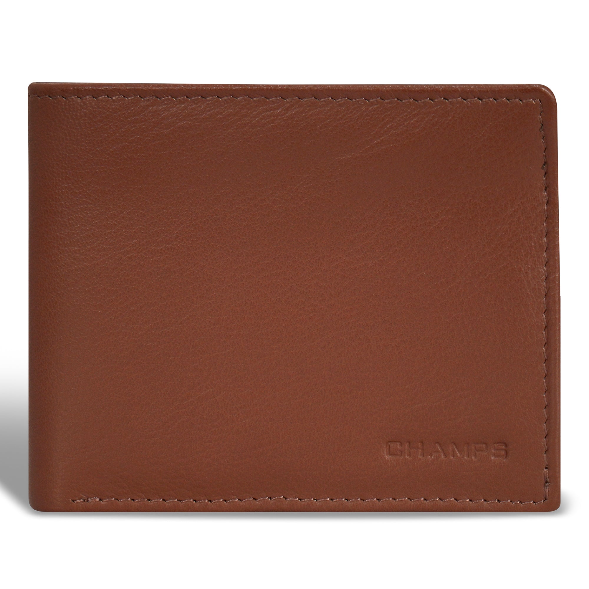 Onyx / Leather Zip Bi-Fold Wallet 