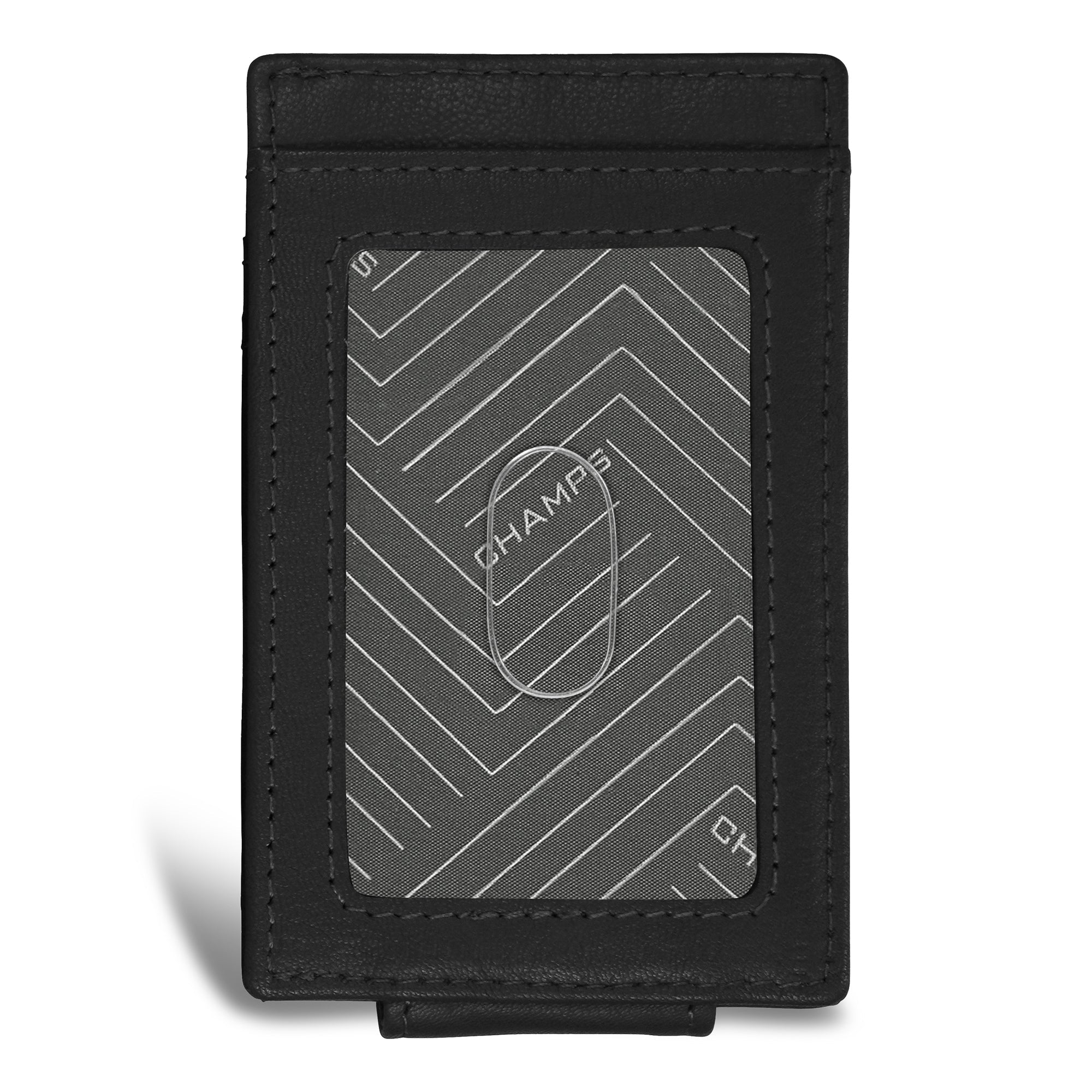 Onyx / Leather Mag Card Case 