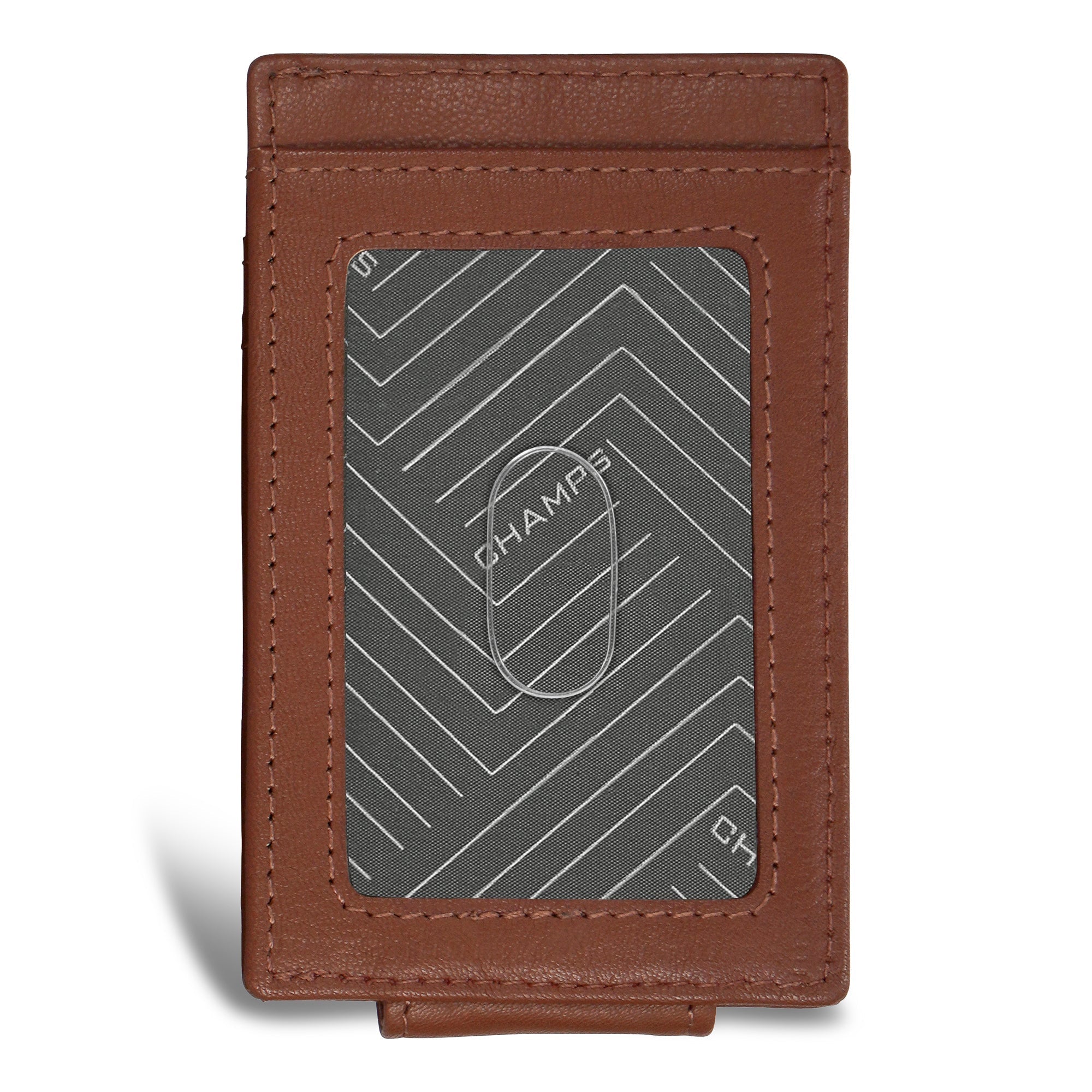 Onyx / Leather Mag Card Case 