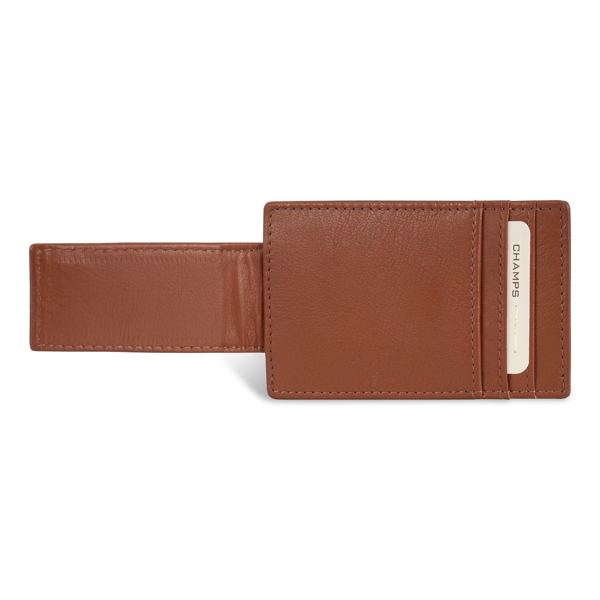 Onyx / Leather Mag Card Case 