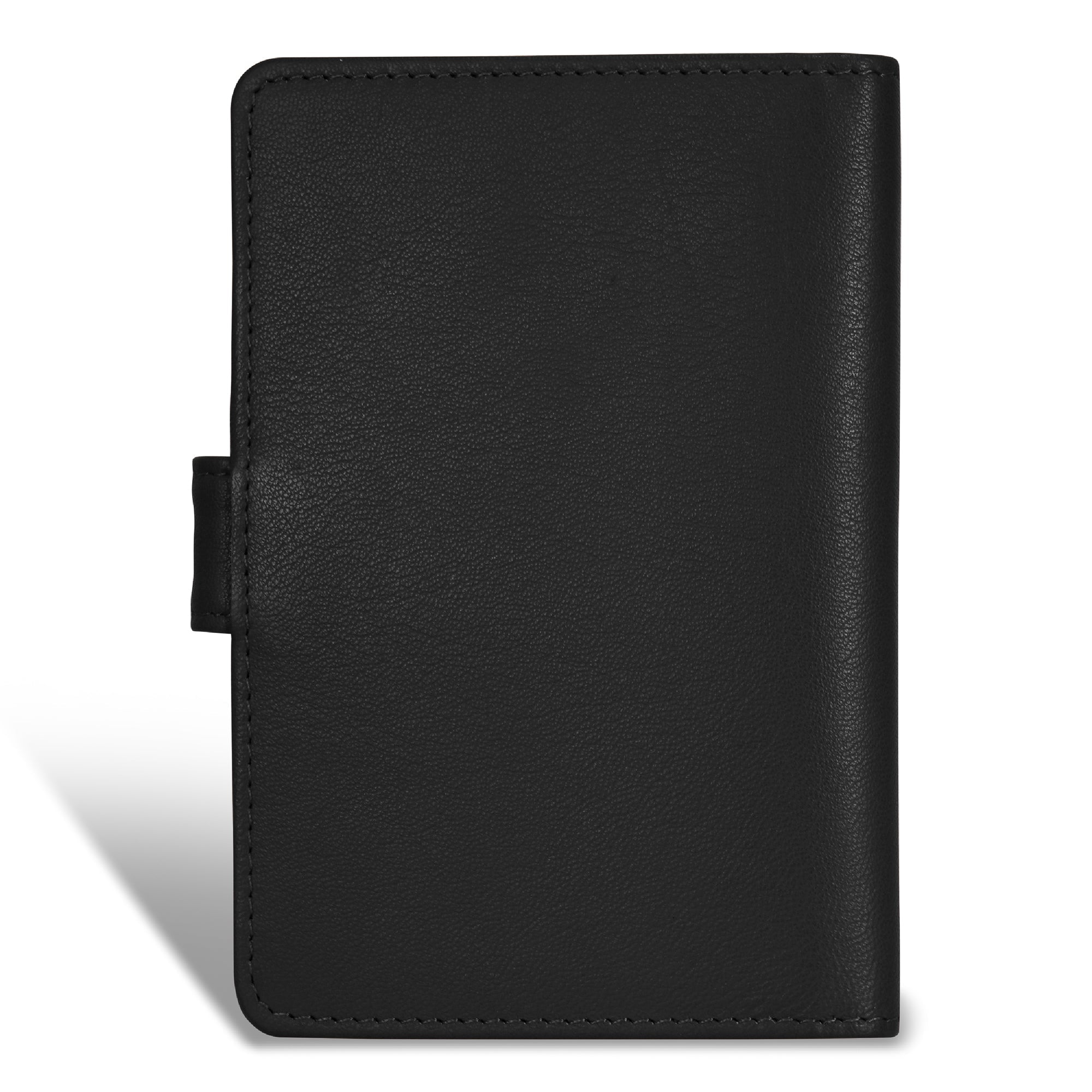 Onyx / Leather Passport Case 