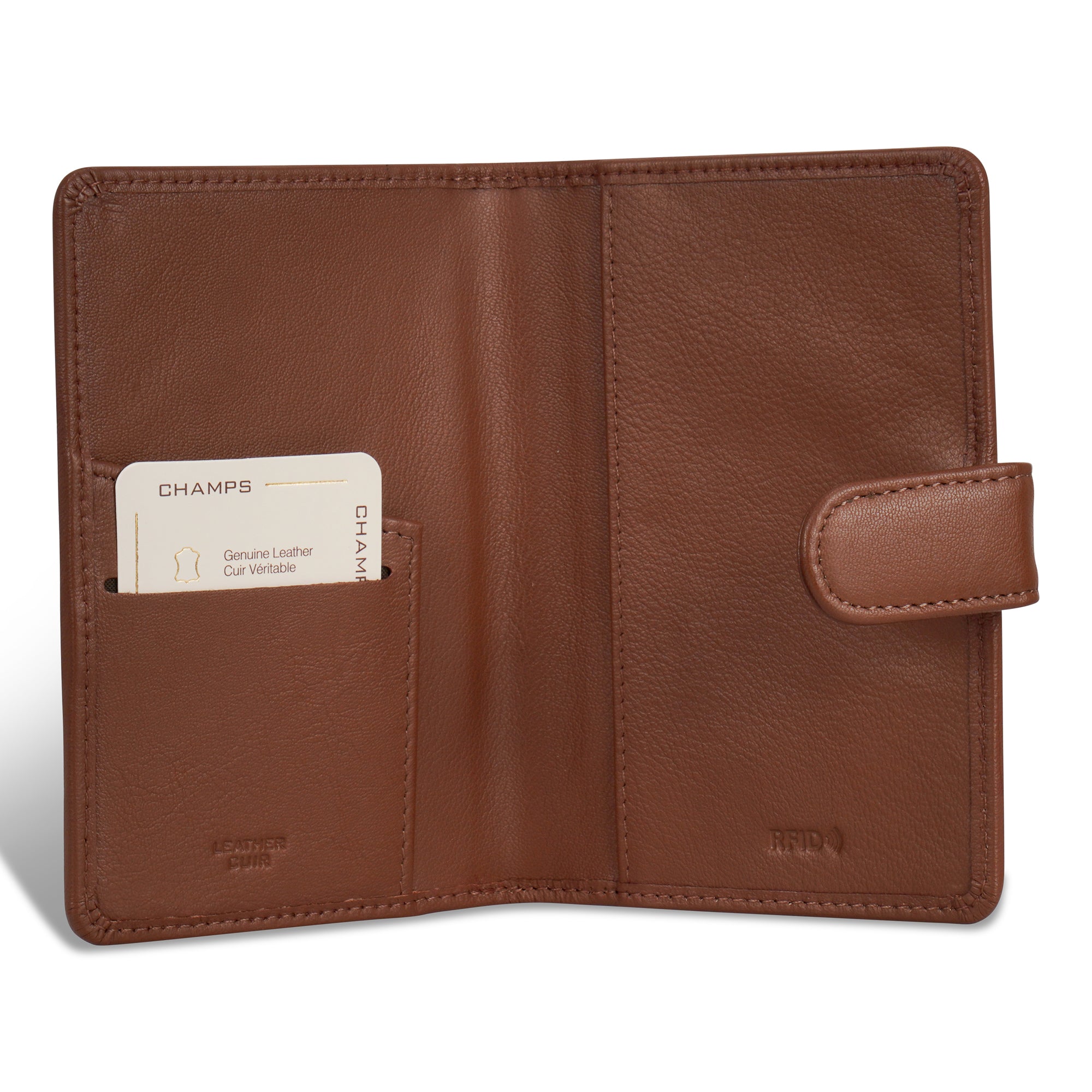 Onyx / Leather Passport Case 