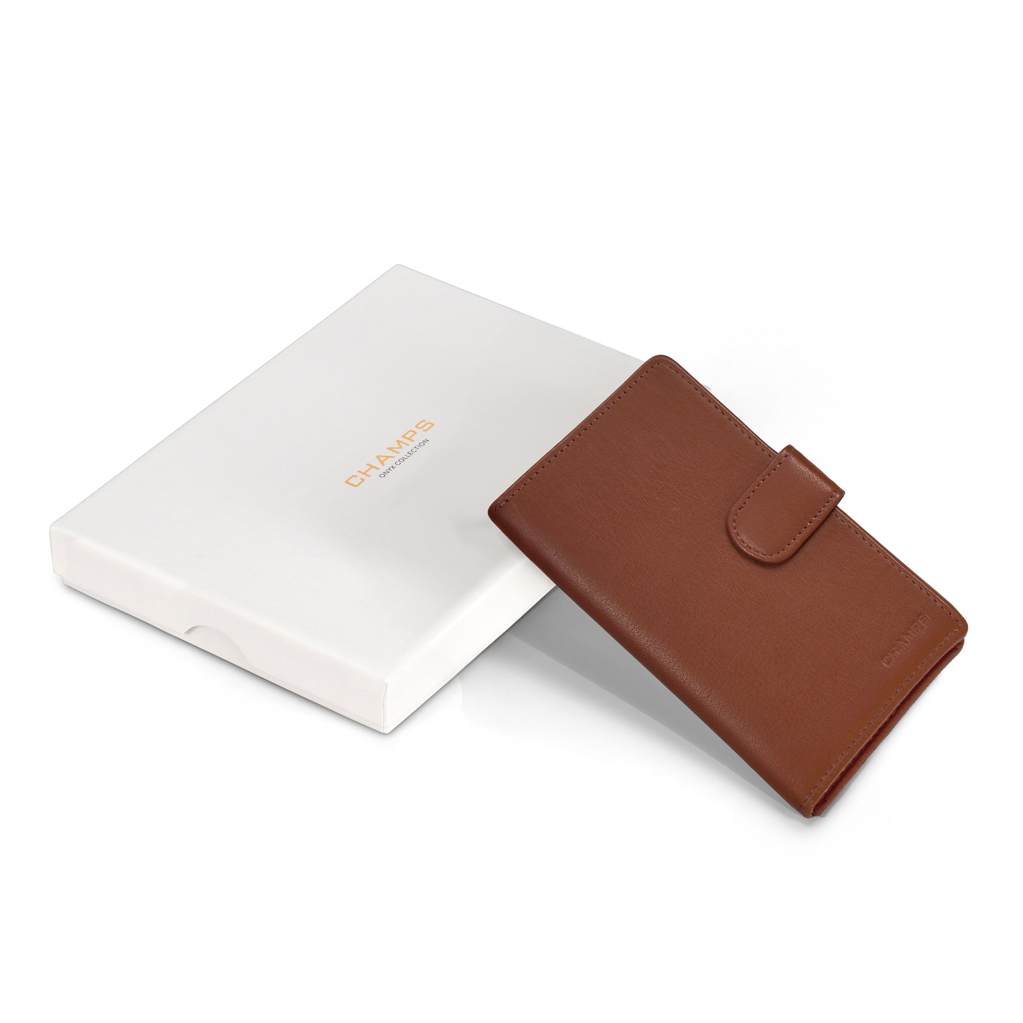 Onyx / Leather Passport Case 