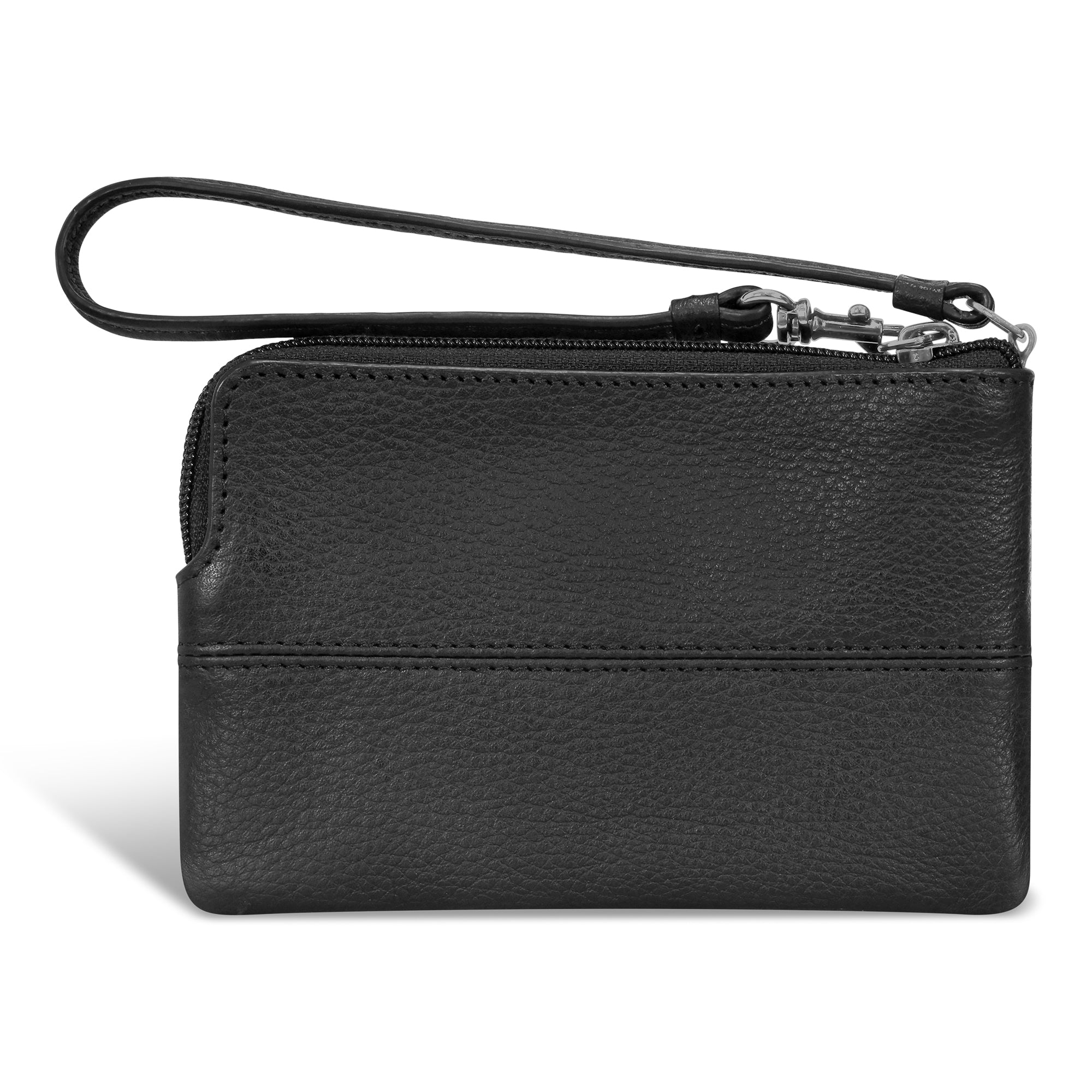 Onyx / Leather Wristlet 