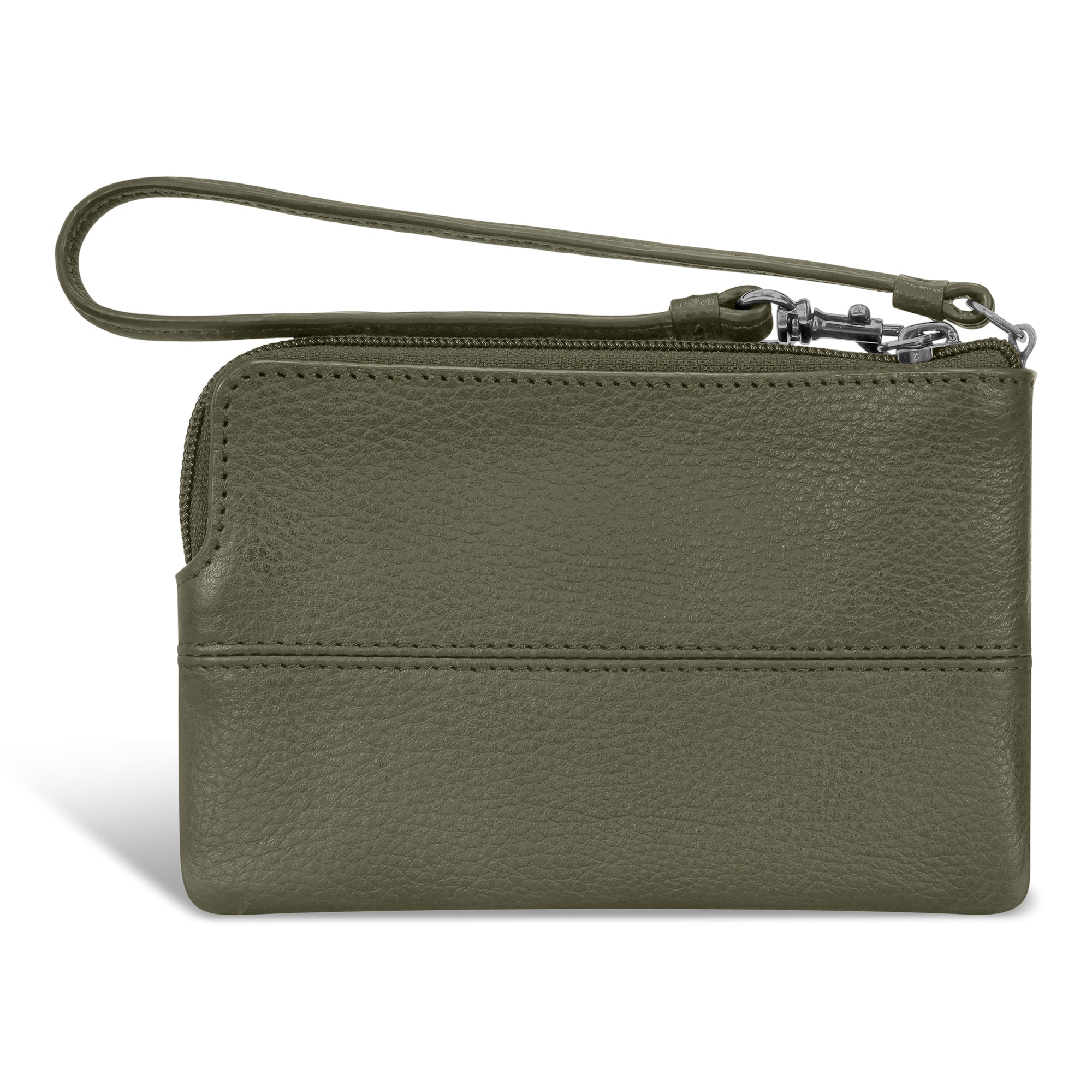Onyx / Leather Wristlet 