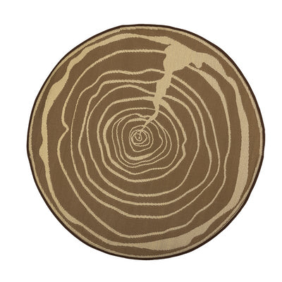 Outdoor Round Wood Carpet 
