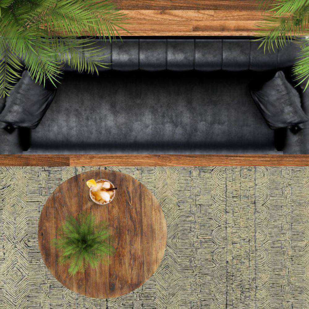 Ocean Woven Wool 6X9 Rug 