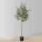 Oli Artificial Olive Tree Potted Plant (Multiple Sizes) – Realistic Faux Olive Tree with Handcrafted Silk Leaves by ArtiPlanto