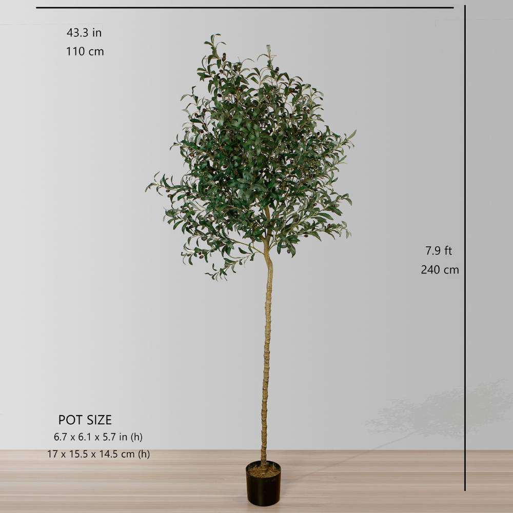 Oli Artificial Olive Tree Potted Plant (Multiple Sizes) 