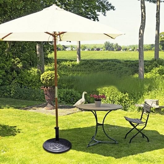 22 Inch Heavy Duty Round Umbrella Base Stand - Free Shipping 