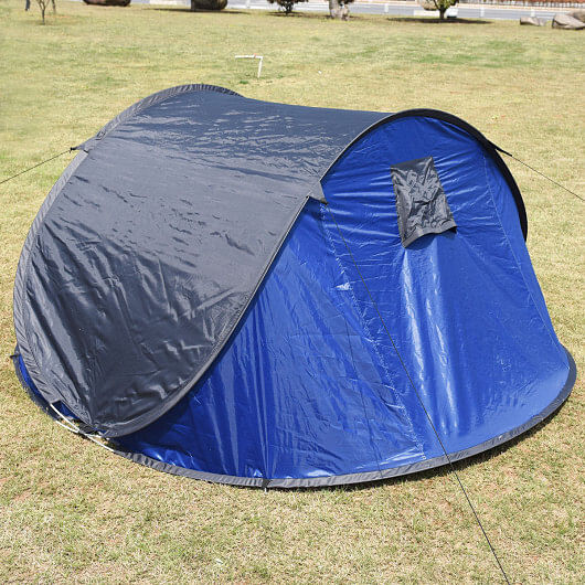 Waterproof 3-4 Person Camping Tent Automatic Pop Up Quick Shelter Outdoor Hiking - Free Shipping 