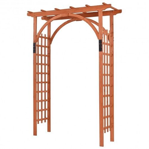 Garden Archway Arch Lattice Trellis Pergola for Climbing Plants and Outdoor Wedding Bridal Decor - Free Shipping