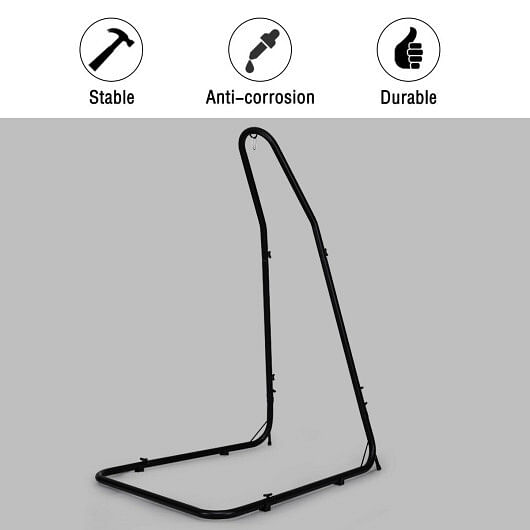 Adjustable Hammock Chair Stand Steel Frame - Free Shipping 