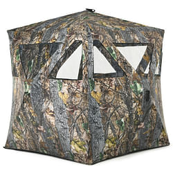 3 Person Portable Pop-Up Ground Hunting Blind with Tie-downs - Free Shipping 