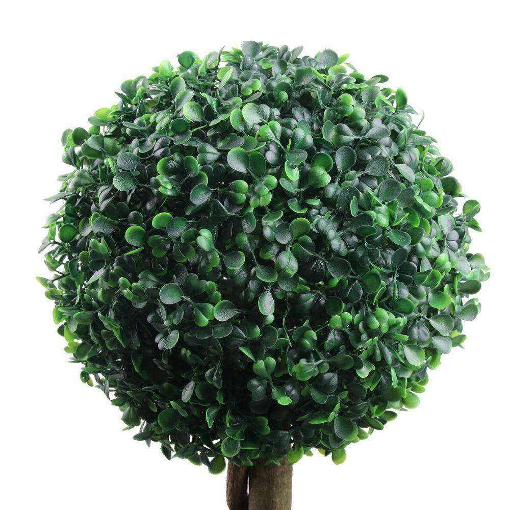 Oxford Faux Potted Boxwood Topiary Plant 3' 