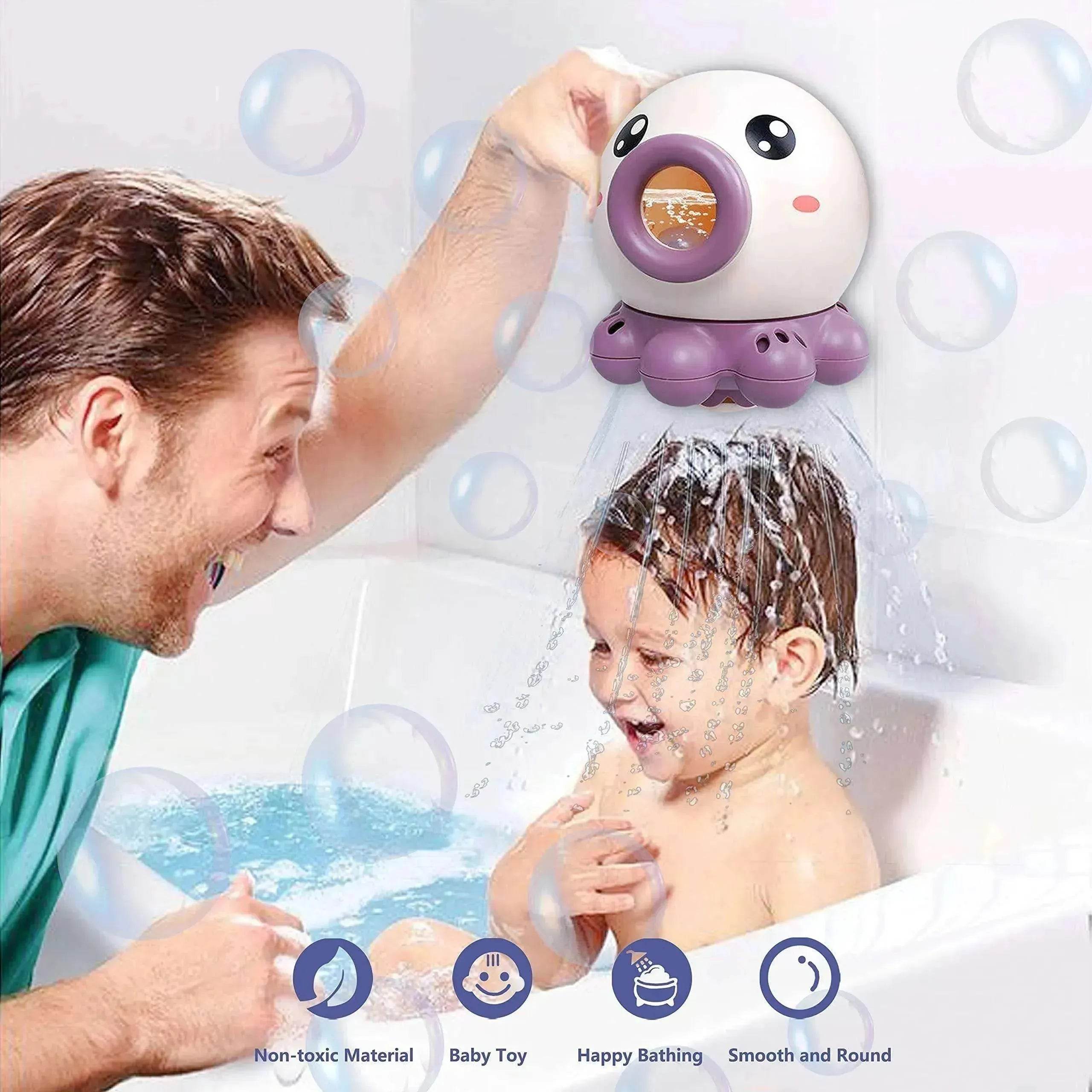 Octopus Fountain Bath Toy: Fun Water Sprinkler 