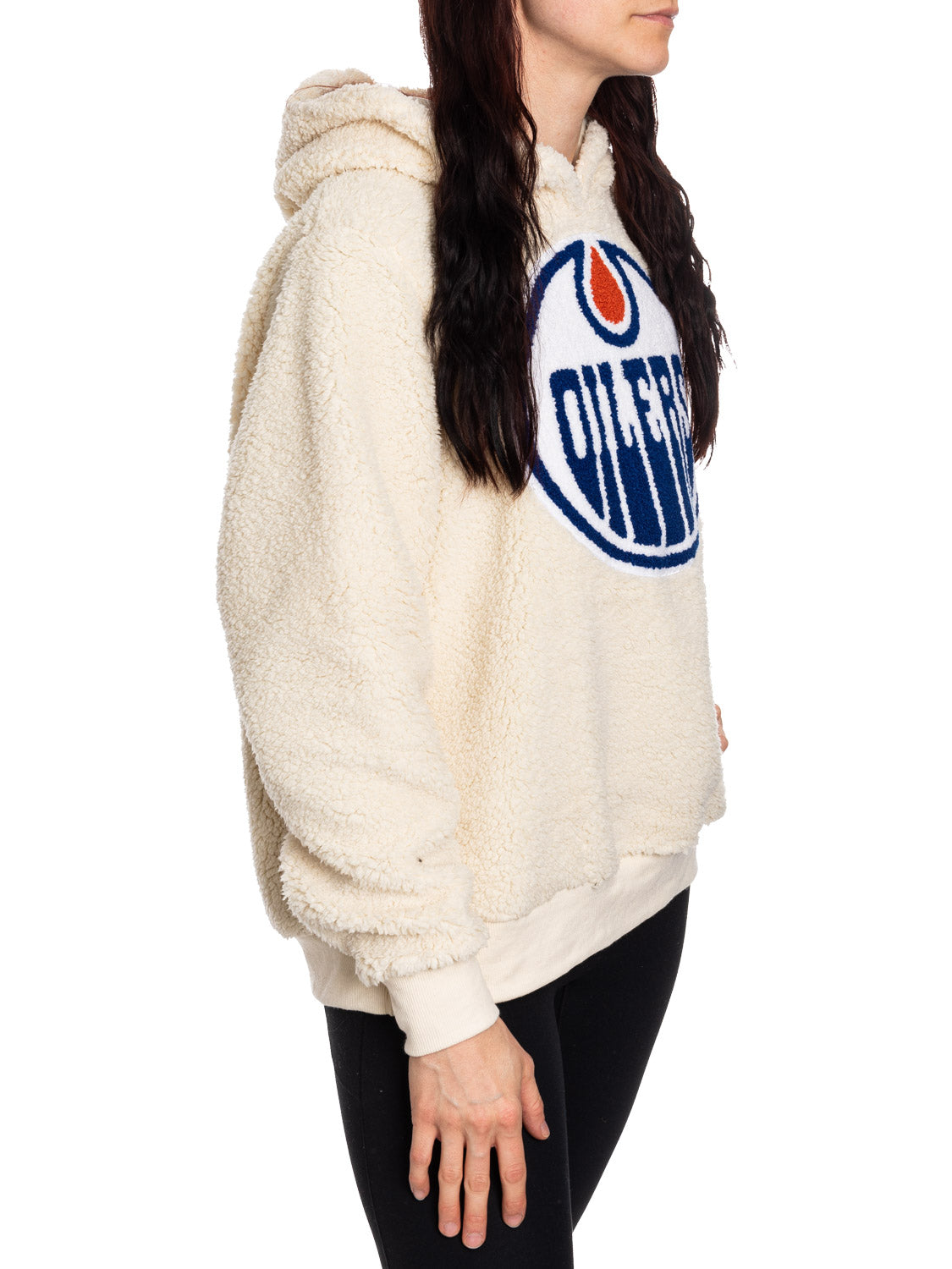 NHL Edmonton Oilers Ladies Sherpa Hoodie 