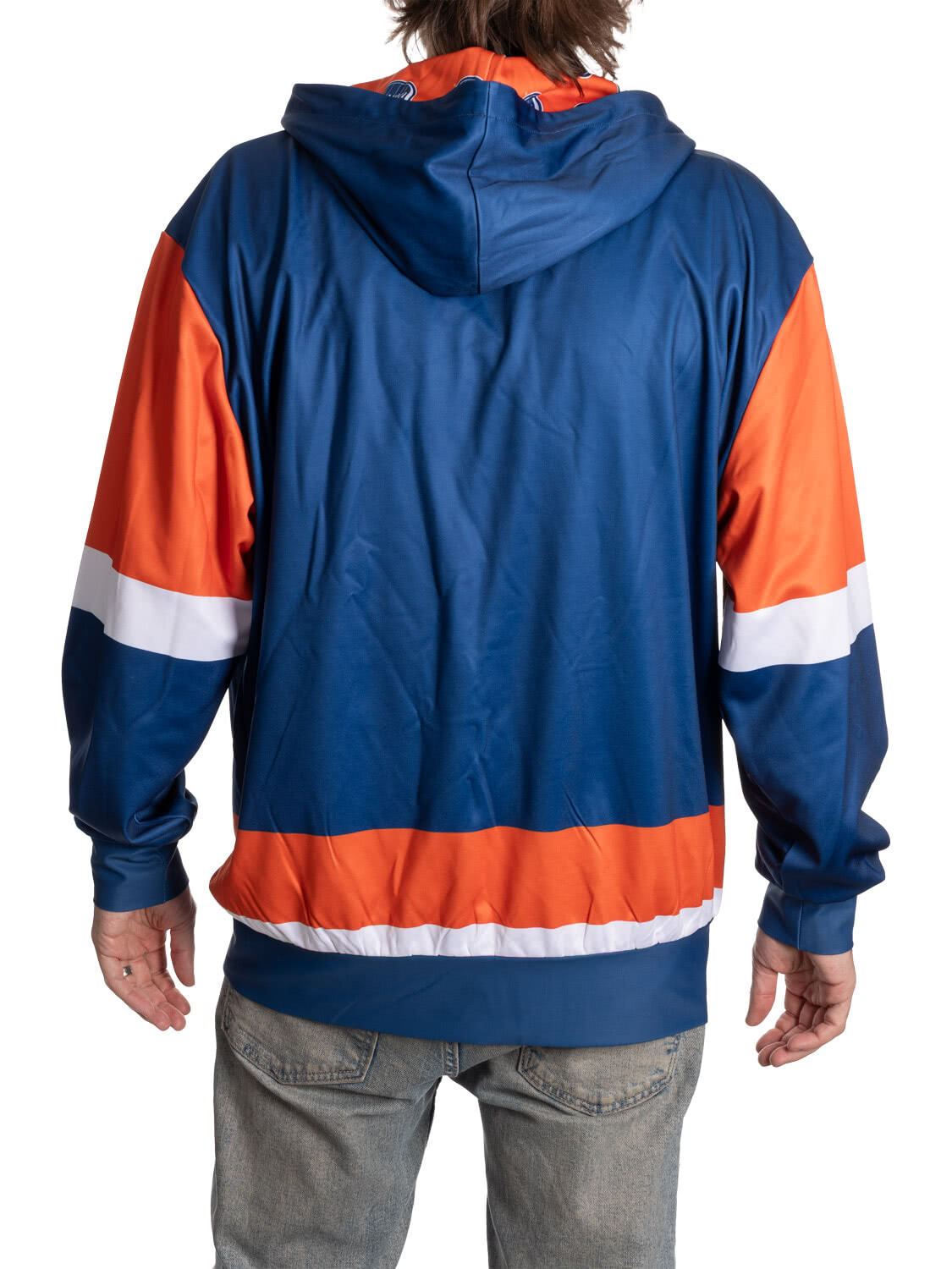 Edmonton Oilers Hockey Lace Hoodie 