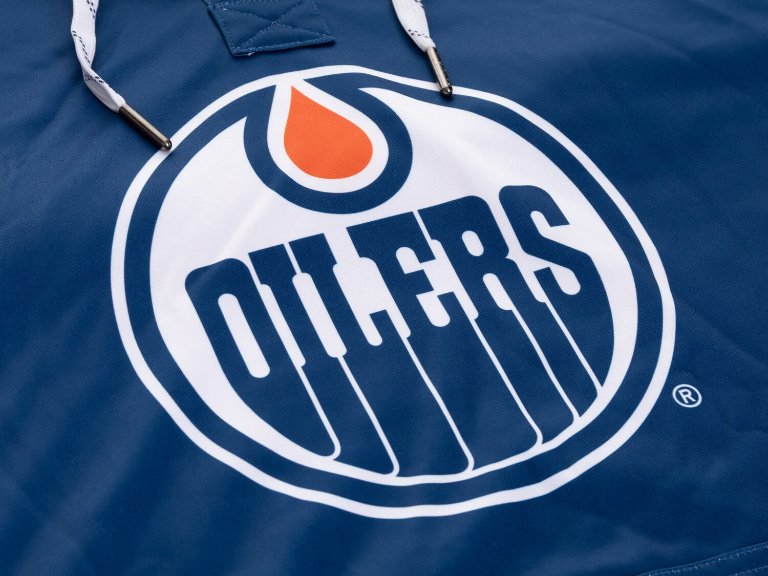 Edmonton Oilers Hockey Lace Hoodie 