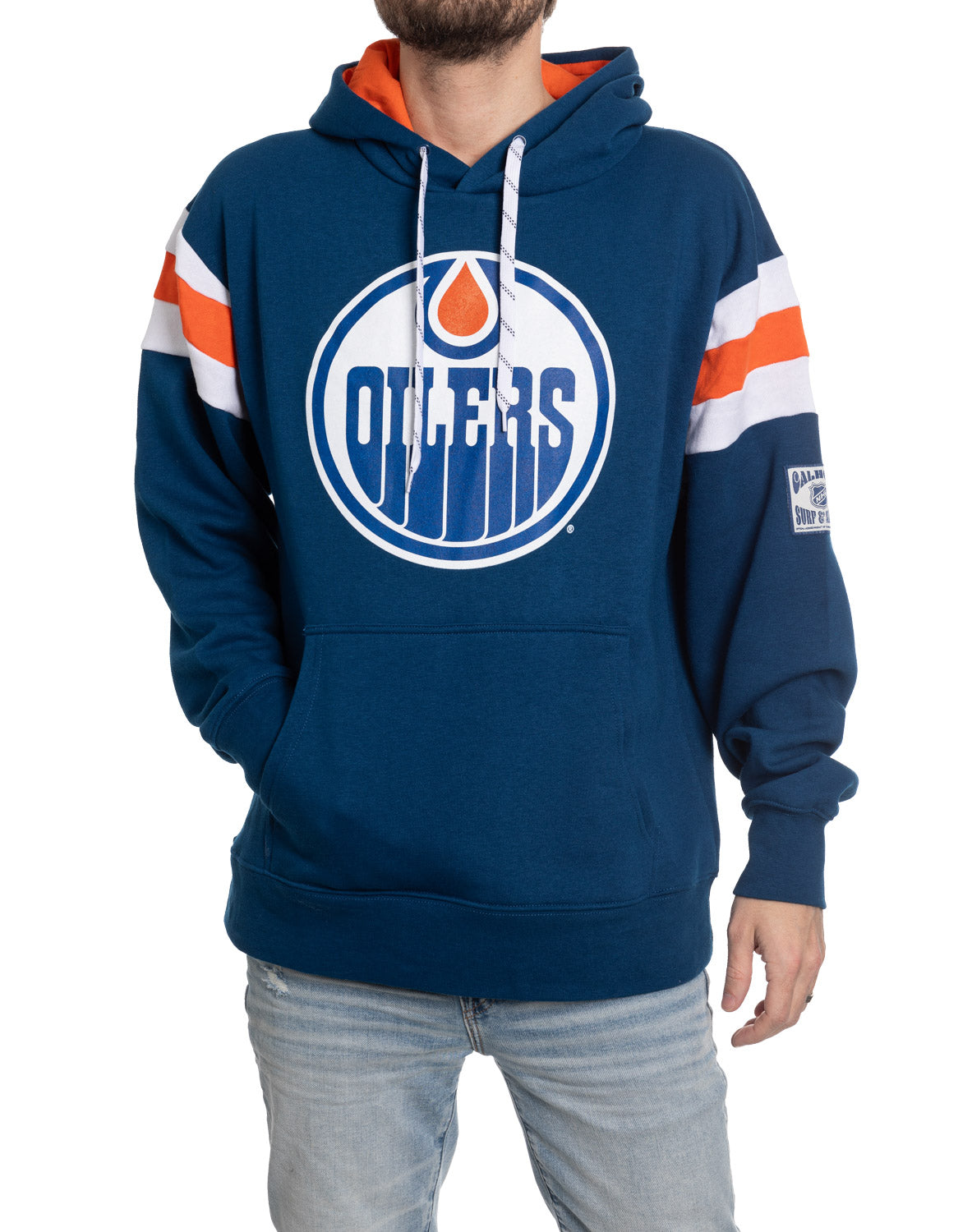 Edmonton Oilers Varsity Retro Style Hoodie 
