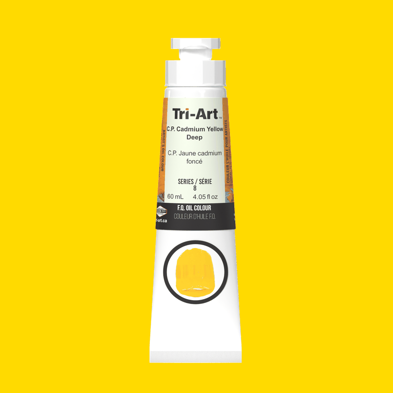 Tri-Art Oil Colours - C.P. Cadmium Yellow Deep 