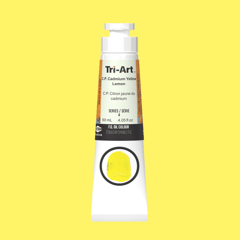 Tri-Art Oil Colours - C.P. Cadmium Yellow Lemon 