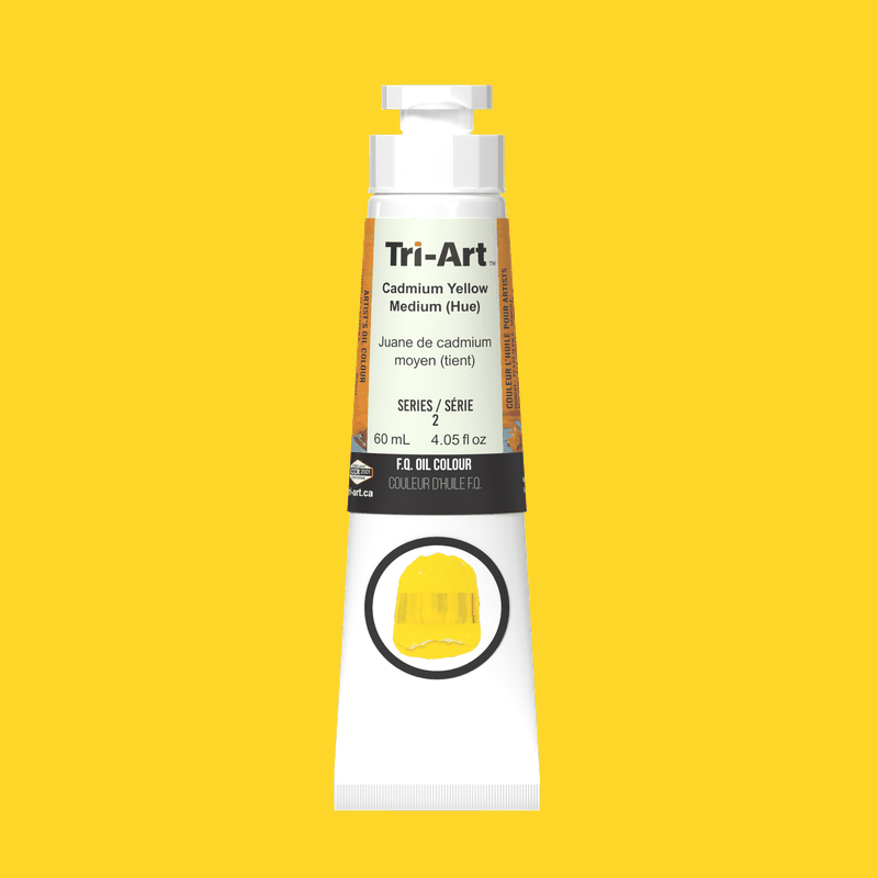 Tri-Art Oil Colours - Cadmium Yellow Medium Hue 