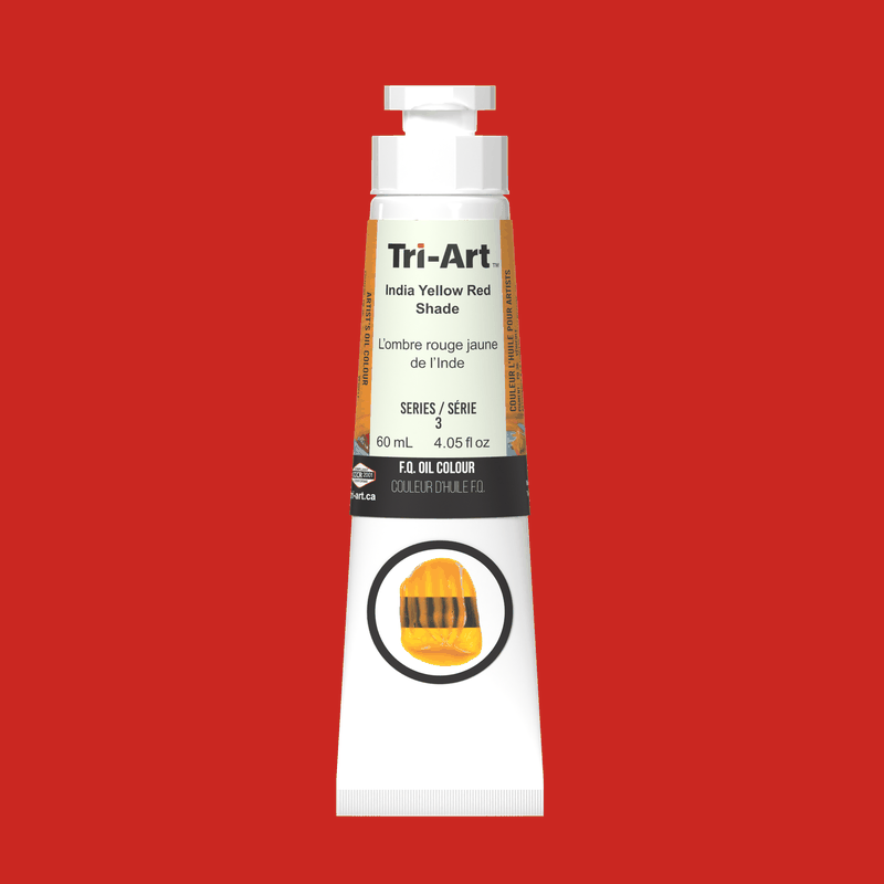 Tri-Art Oil Colours - Indian Yellow Red Shade 
