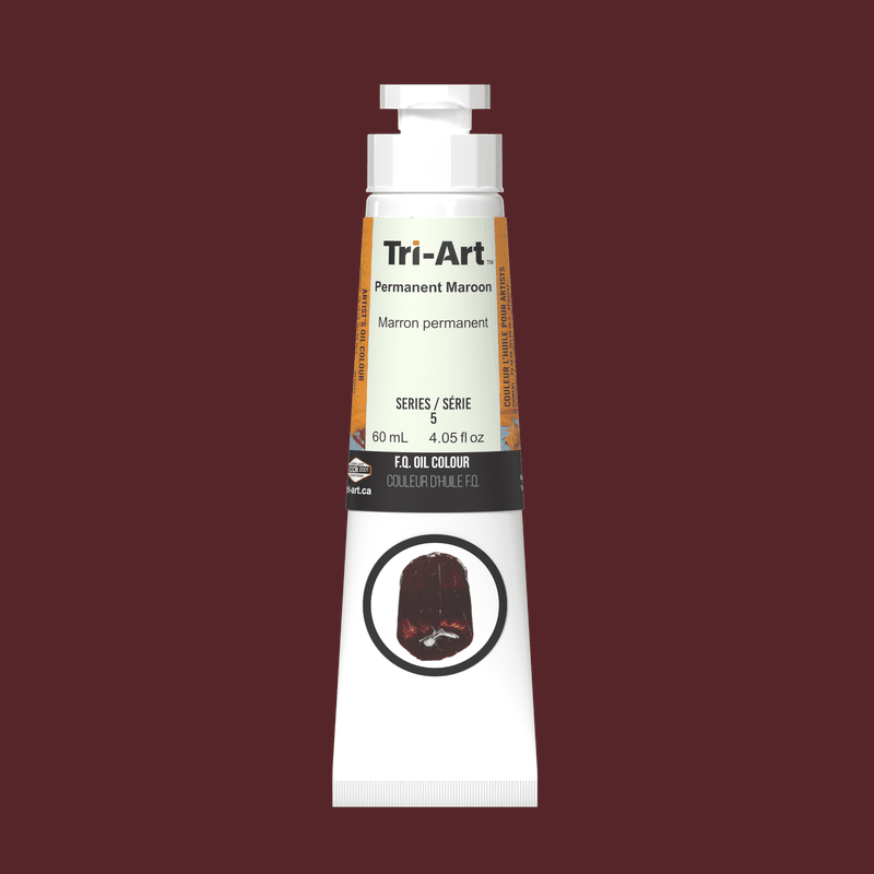 Tri-Art Oil Colours - Permanent Maroon 