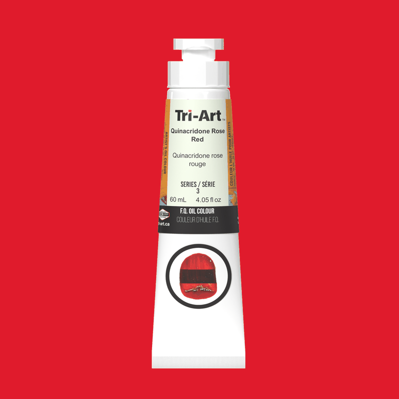 Tri-Art Oil Colours - Quinacridone Rose Red 