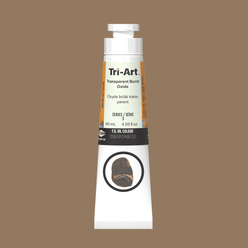 Tri-Art Oil Colours - Transparent Burnt Oxide 
