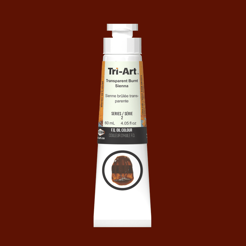 Tri-Art Oil Colours - Transparent Burnt Sienna 
