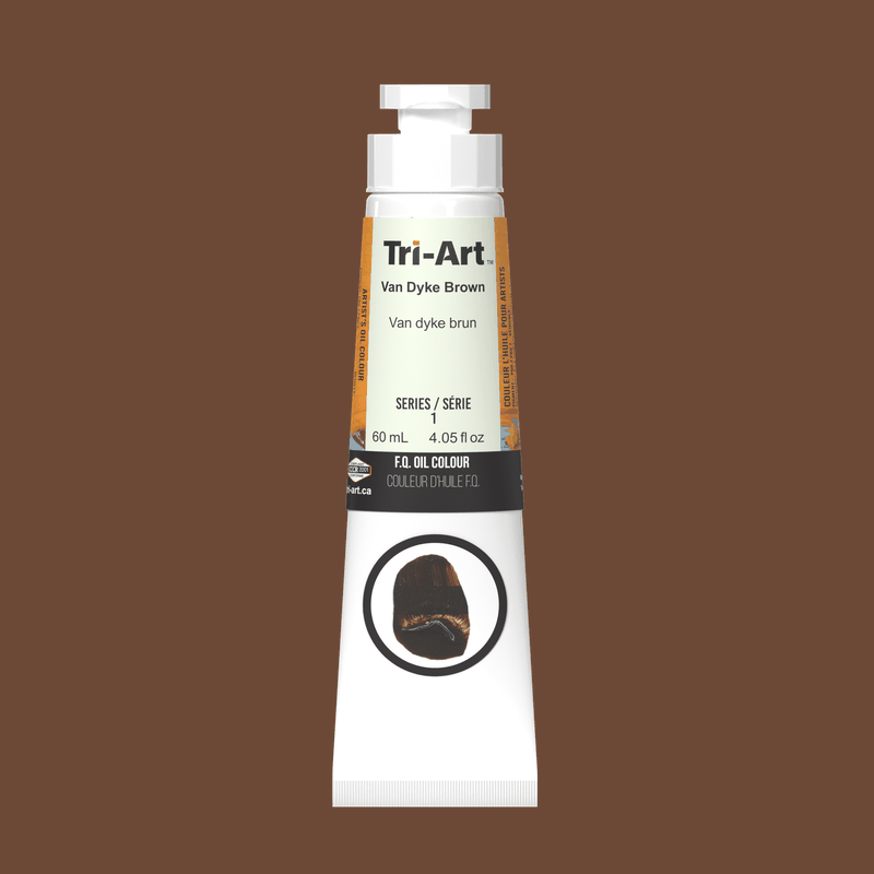 Tri-Art Oil Colours - Van Dyke Brown 
