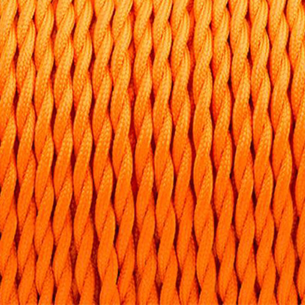 2 Core Twisted Pair Electrical Wire Orange~1346