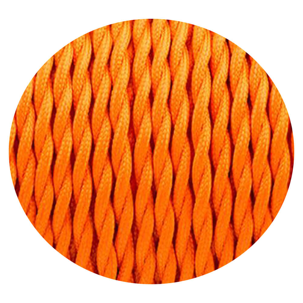 2 Core Twisted Pair Electrical Wire Orange~1346