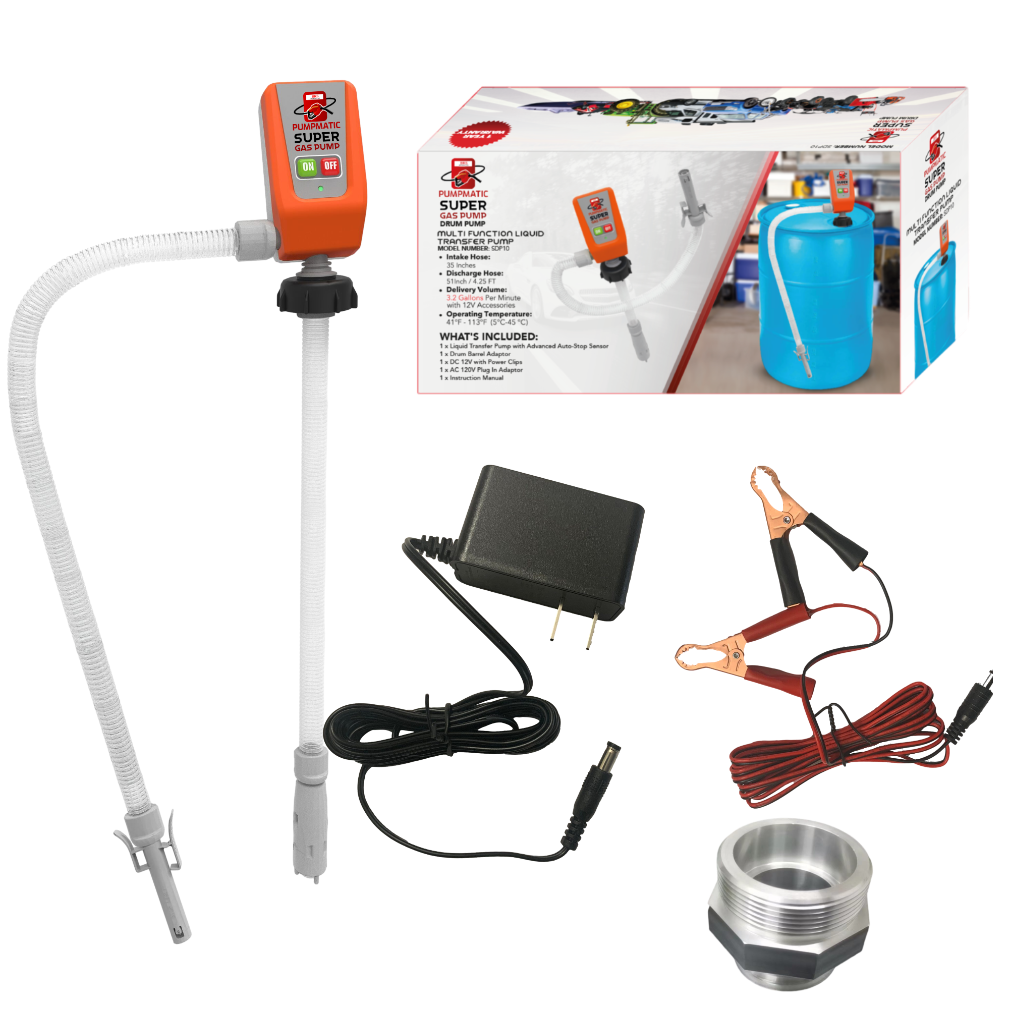 45 Gallon Drum Barrel Pump - Pumpmatic Super Drum Pump