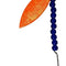 Double Hook Willow Leaf Spinner – Orange Speckle Blade Lure
